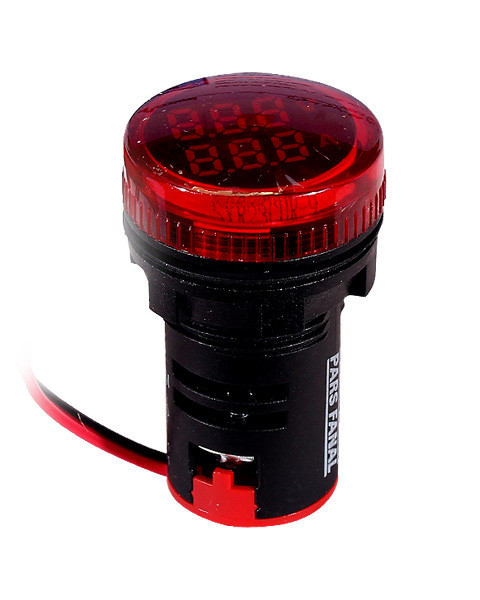 چراغ سیگنال ولت+آمپرمتری قطر22 پارس فانال (MODEL : PFSM56-22V AM (80-500V AC+0-100A