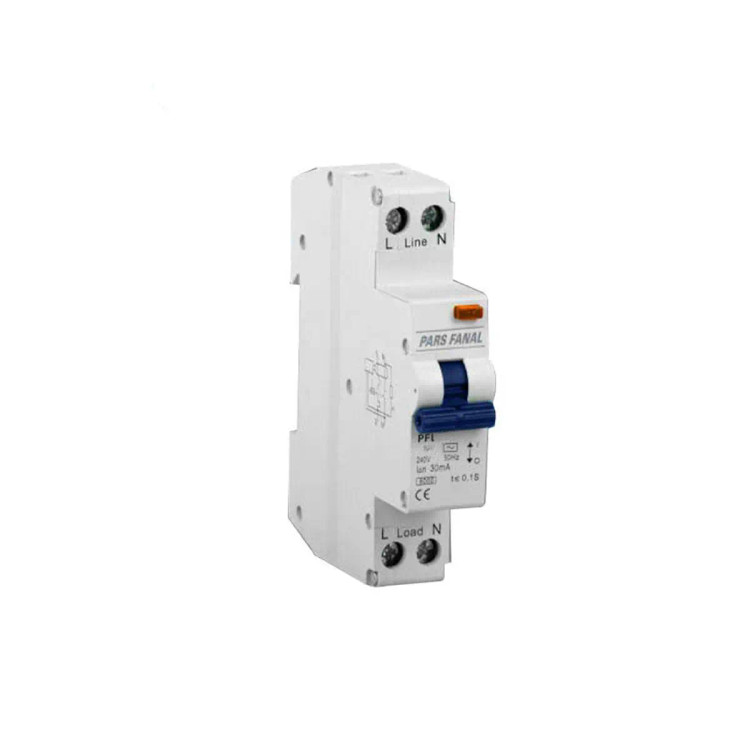 کلید مولتی محافظ جان 2 پل 25 آمپر پارس فانال MODEL : PFL-25-2P/25A