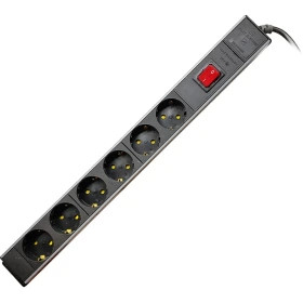چند راهی رک مونت پارت الکتریک چراغدار۶خانه با کابل ۱/۸ متر کد 2253