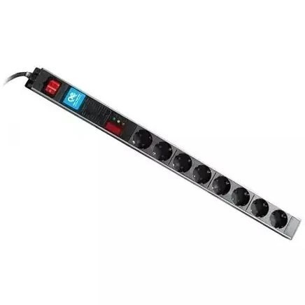 رک مونت 8خانه دیجیتالی پارت الکتریک با کابل ۱/۸ متر کد 6642