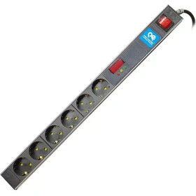 رک مونت ۶خانه دیجیتالی پارت الکتریک با کابل ۱/۸ متر کد 5834