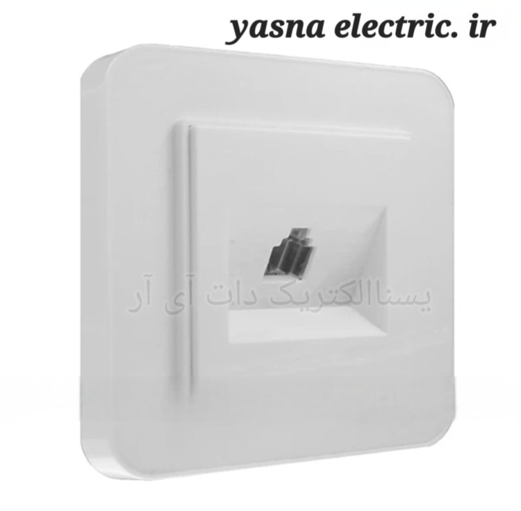 سوکت تلفن سفید ایران الکتریک مدل ارس