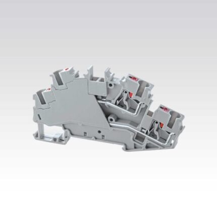 ترمینال ریلی فشاری دو طبقه سایز 4 رعد مدل DRPIT 4 RT/PG4 – 2L